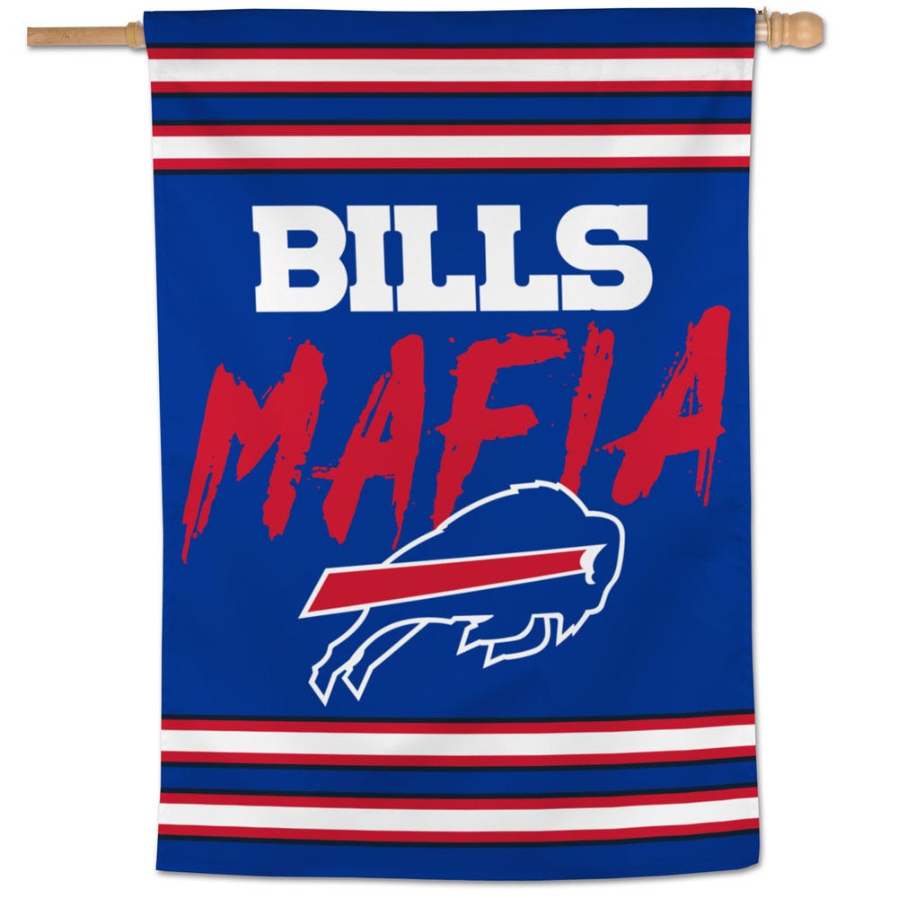 Buffalo Bills Banner 28x40 Vertical Bills Mafia Design - Special Order