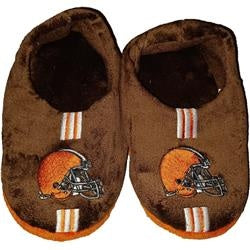 Cleveland Browns Slipper - Youth 4-7 Size 13-1 Stripe - (1 Pair) - XL
