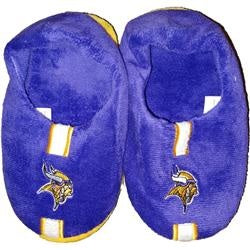 Minnesota Vikings Slipper - Youth 4-7 Size 11-12 Stripe - (1 Pair) - L