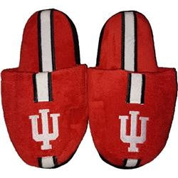 Indiana Hoosiers Slipper - Youth 8-16 Size 7-8 Stripe - (1 Pair) - XL