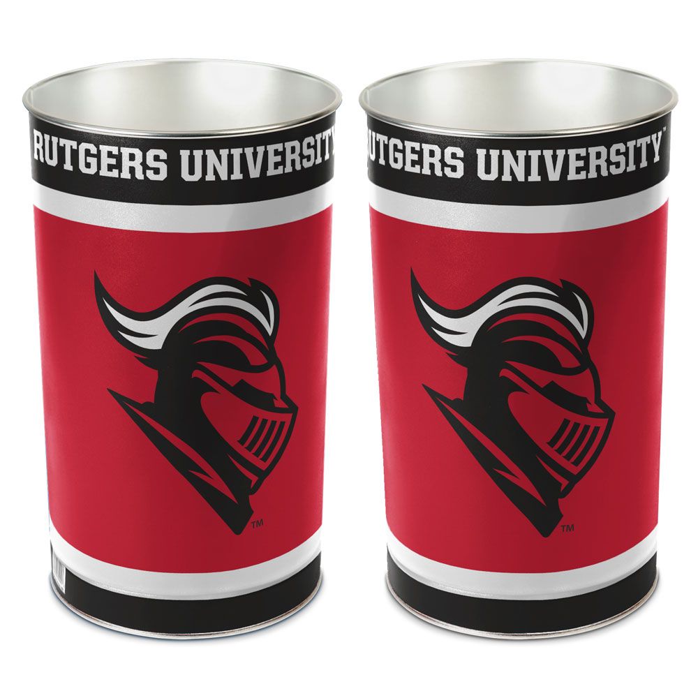 Rutgers Scarlet Knights Wastebasket 15 Inch Special Order