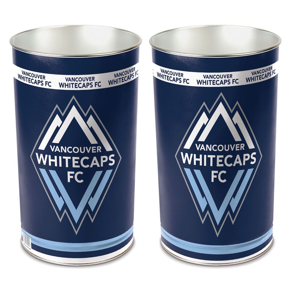 Vancounver Whitecaps Wastebasket 15 Inch Special Order