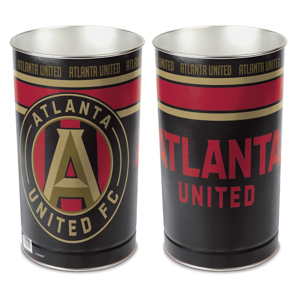 Atlanta United FC Wastebasket 15 Inch Special Order