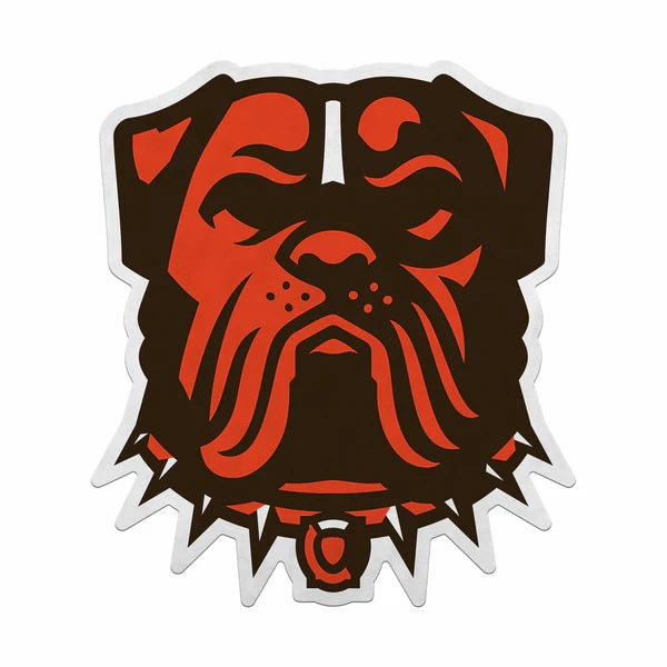 Cleveland Browns Pennant Shape Cut Logo Design - Special Order