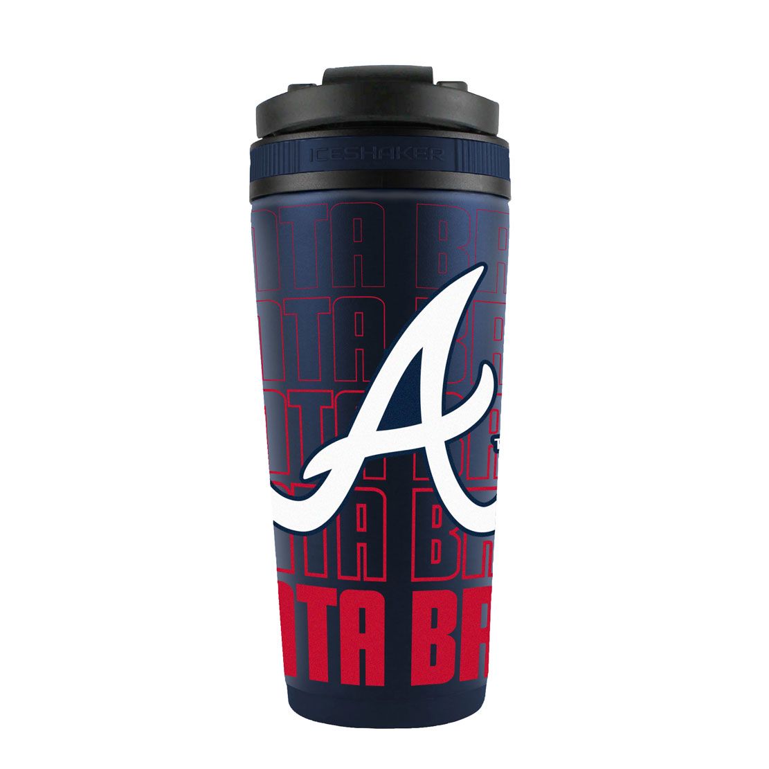 Atlanta Braves Ice Shaker 26oz Stainless Steel - Special Order