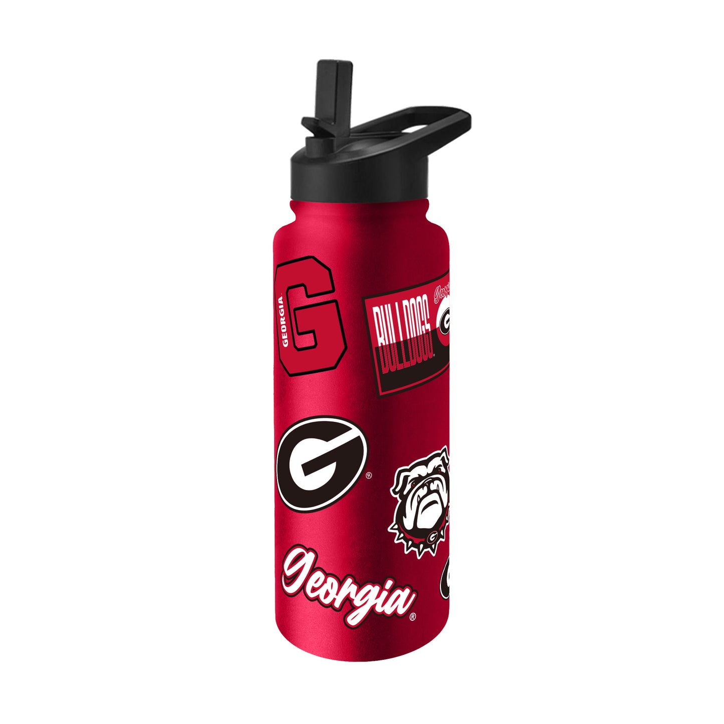 Georgia Bulldogs Quencher Bottle 34oz Stainless Steel Dreamweave