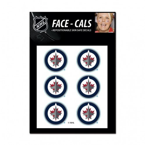 Winnipeg Jets Tattoo Face Cals - Special Order