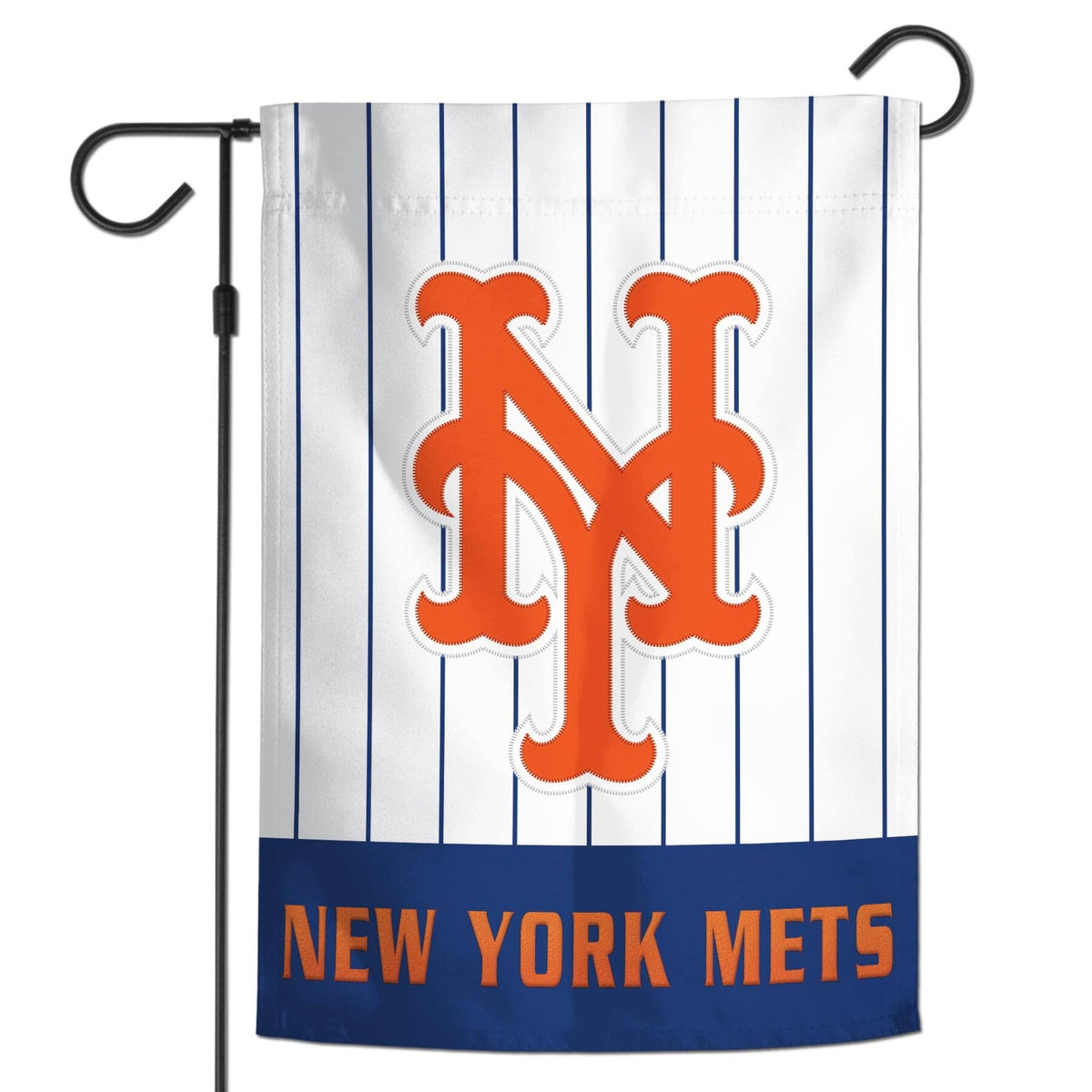 New York Mets Flag 12x18 Garden Applique - Special Order