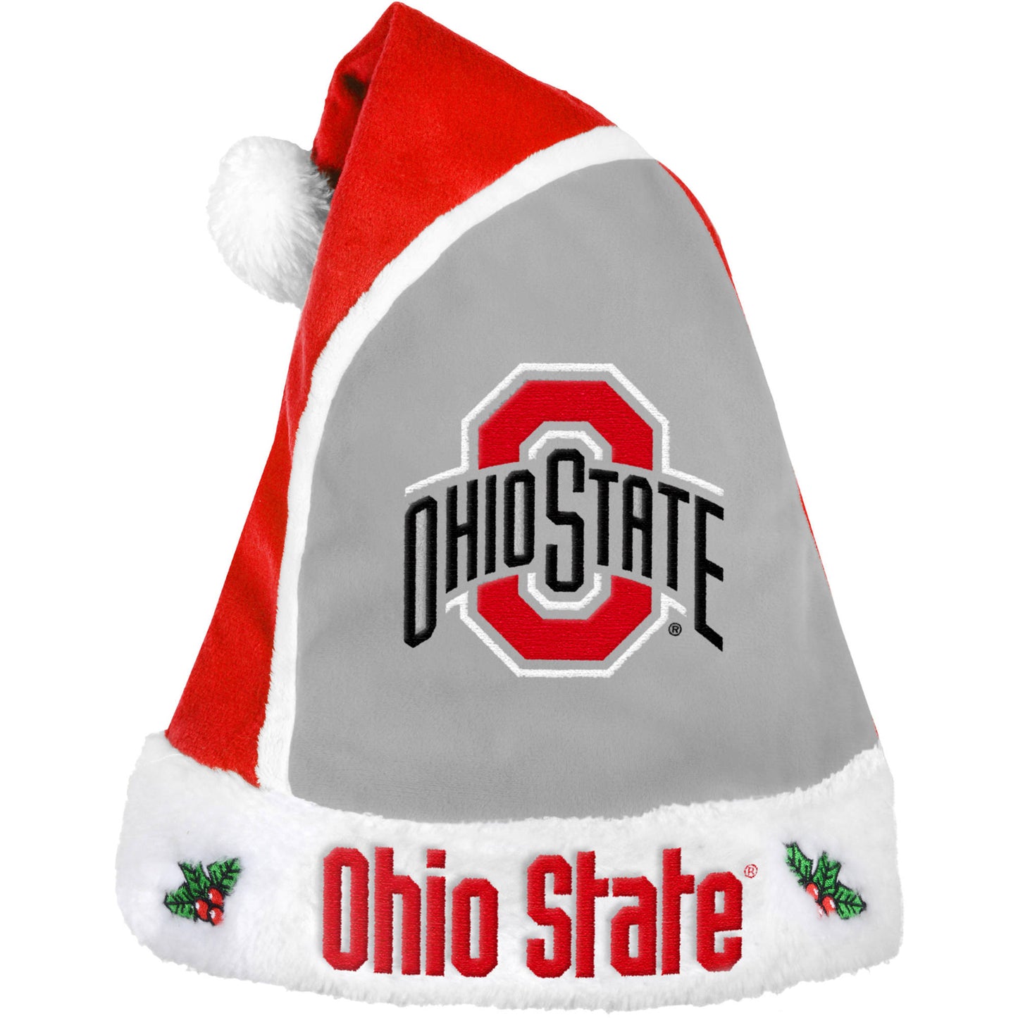 Ohio State Buckeyes Basic Santa Hat - 2015