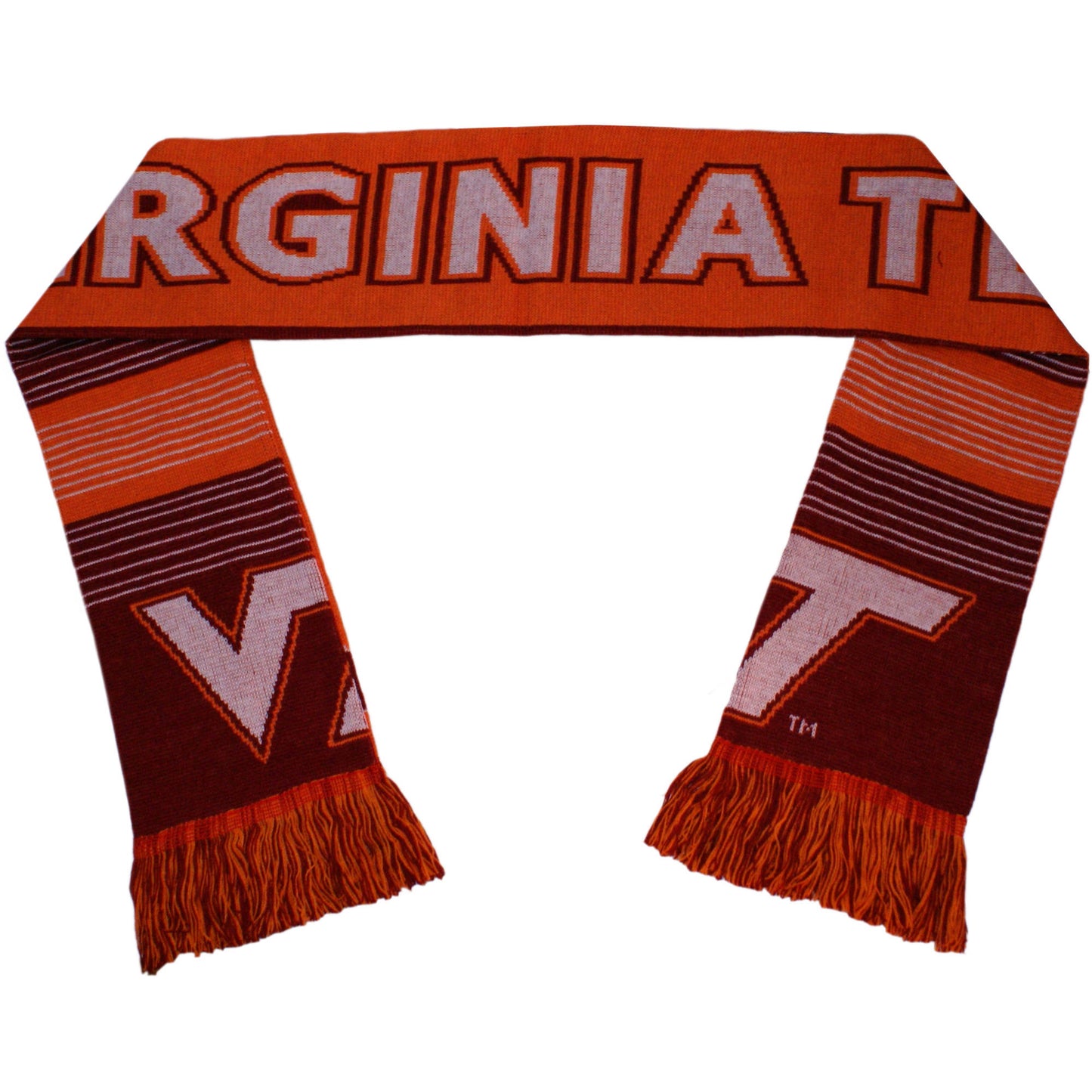 Virginia Tech Hokies Split Logo Reverse Scarf - 2015