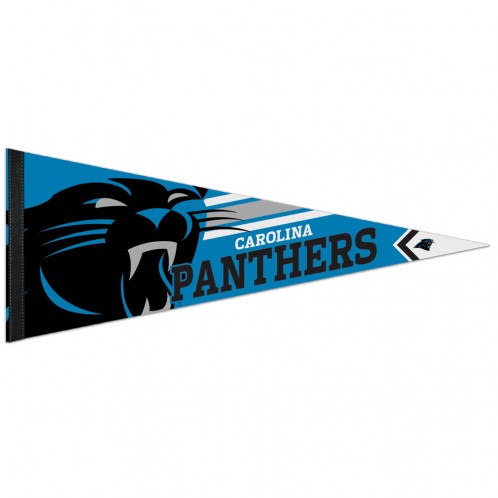Carolina Panthers Pennant 12x30 Premium Style - Special Order