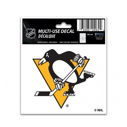 Pittsburgh Penguins Decal 3x4 Multi Use Color