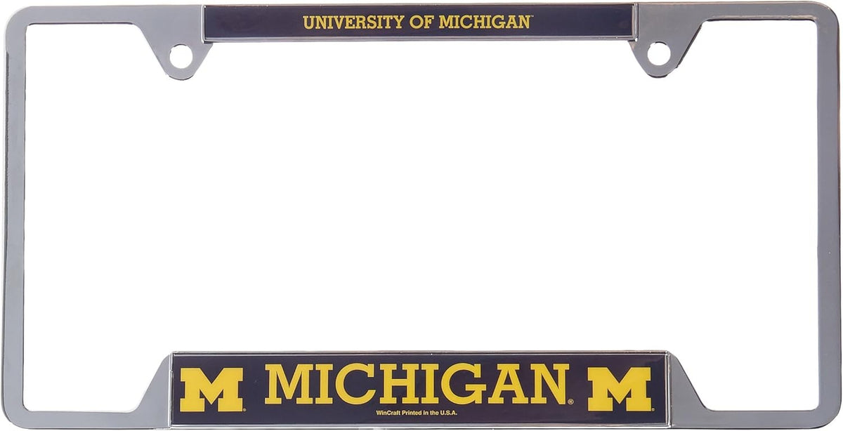 Michigan Wolverines License Plate Frame Metal - Special Order