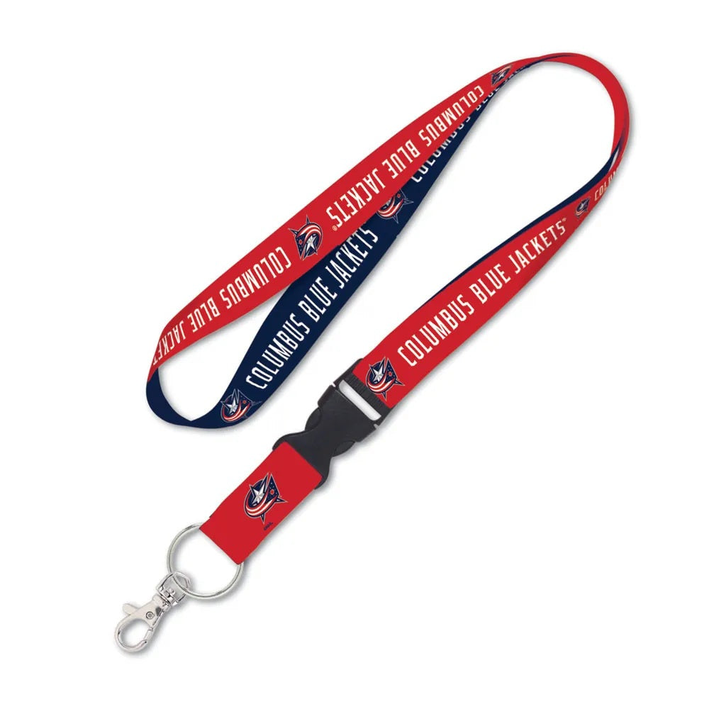 Columbus Blue Jackets Lanyard with Detachable Buckle - Special Order