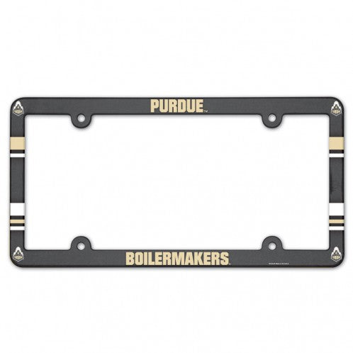 Purdue Boilermakers License Plate Frame Plastic Full Color Style