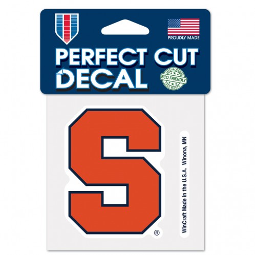 Syracuse Orange Decal 4x4 Perfect Cut Color
