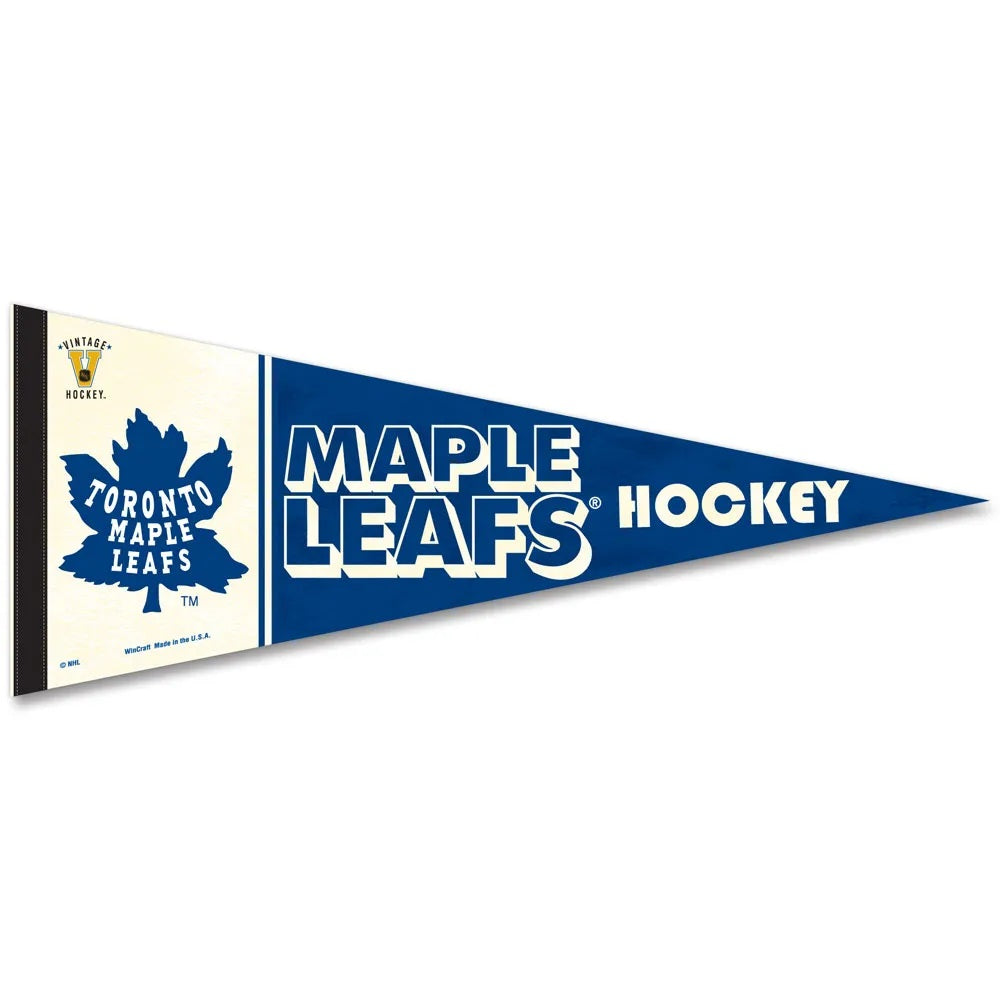 Toronto Maple Leafs Pennant 12x30 Premium Style Vintage Design - Special Order