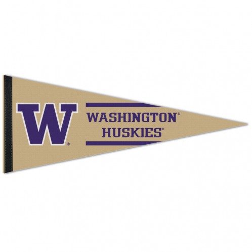 Washington Huskies Pennant 12x30 Premium Style - Special Order