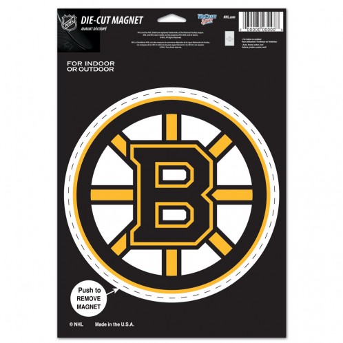 Boston Bruins Magnet 6.25x9 Die Cut Logo Design