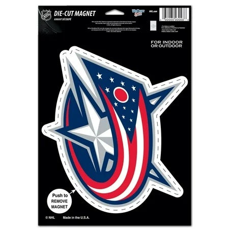 Columbus Blue Jackets Magnet 6.25x9 Die Cut Logo Design - Special Order