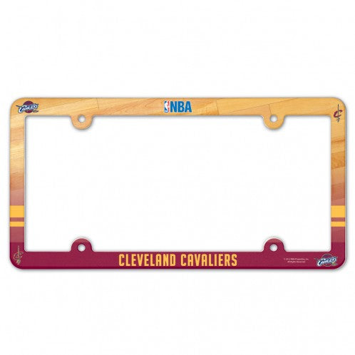 Cleveland Cavaliers Plastic License Plate Frame Plastic Full Color Style - Special Order