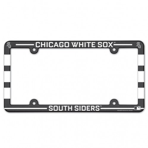 Chicago White Sox License Plate Frame Plastic Full Color Style