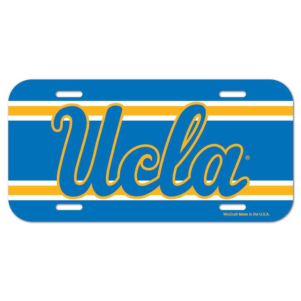 UCLA Bruins License Plate Plastic - Special Order