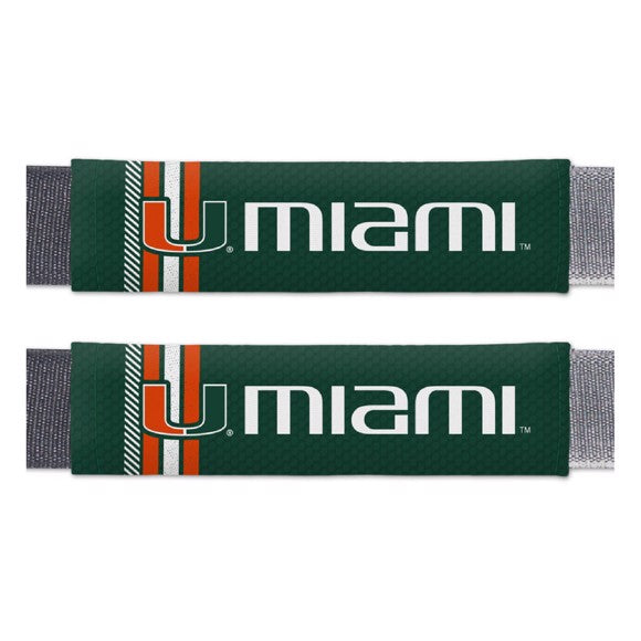 Miami Hurricanes Seat Belt Pads Team Color