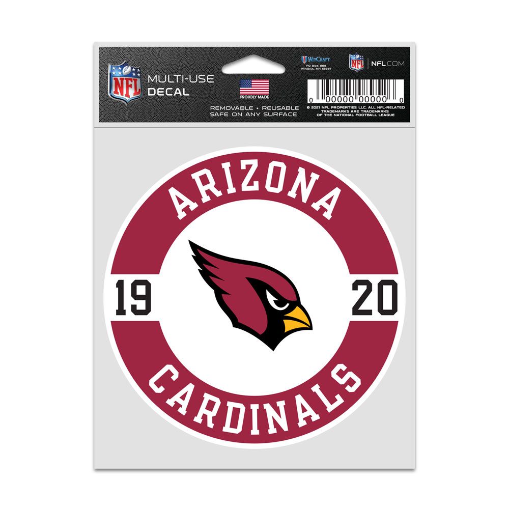 Arizona Cardinals Decal 3.75x5 Patch Fan