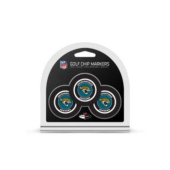 Jacksonville Jaguars Golf Chip with Marker 3 Pack - Special Order