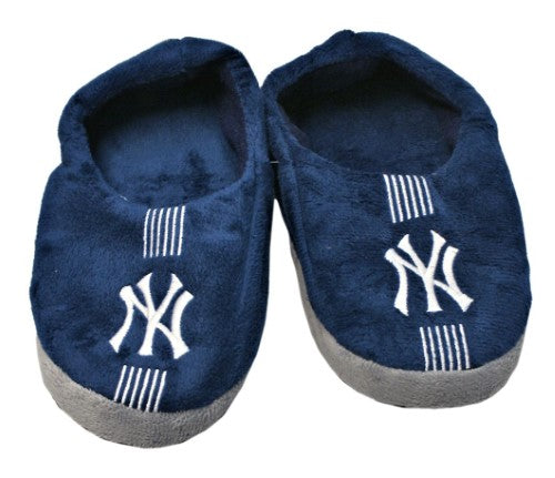 New York Yankees Slipper - Youth 4-7 Size 8-9 Stripe - (1 Pair) - S