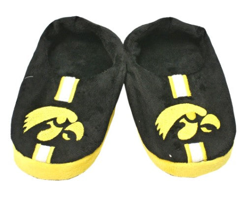 Iowa Hawkeyes Slipper - Youth 4-7 Size 8-9 Stripe - (1 Pair) - S