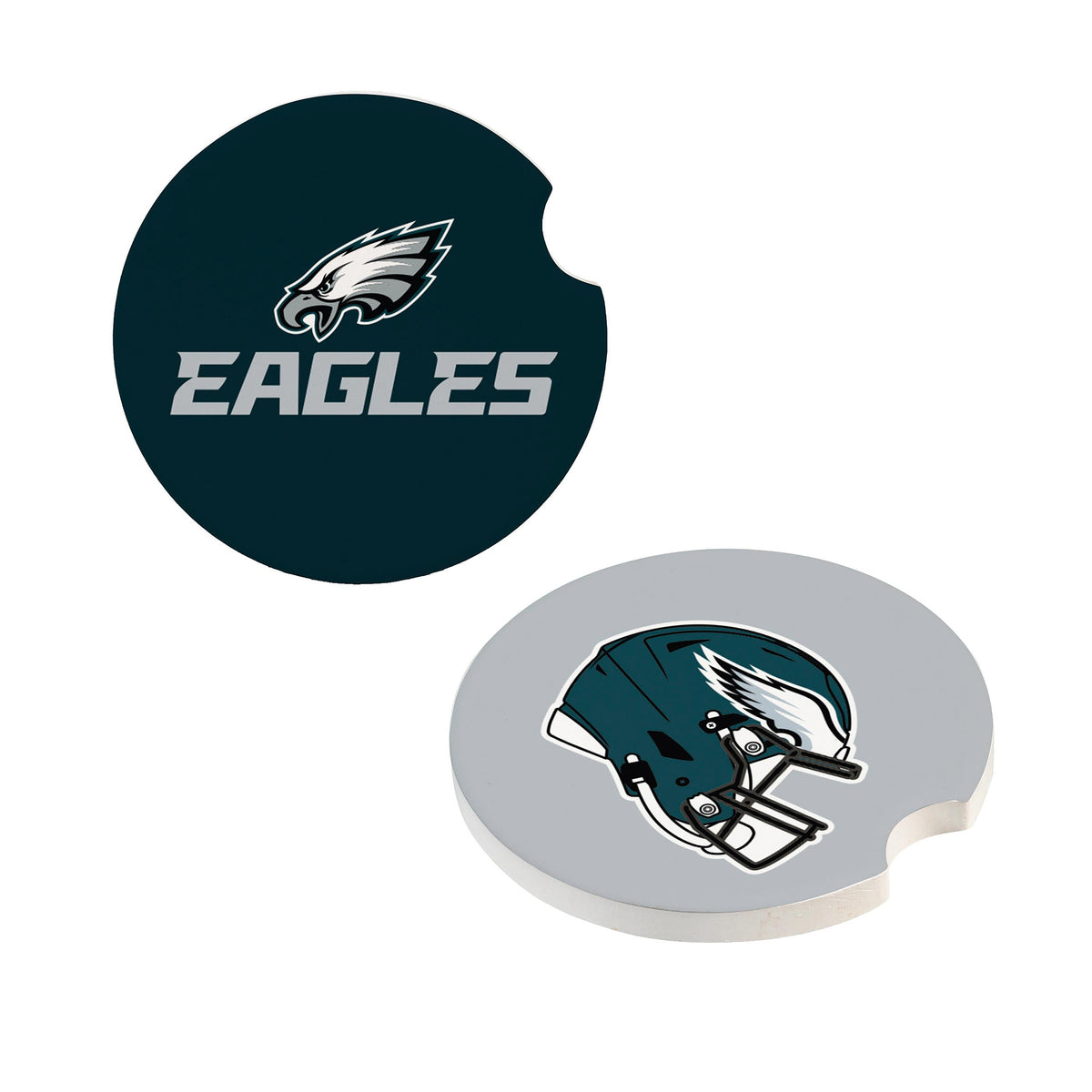 Philadelphia Eagles Car Coaster Set 2 Pack Periodic Restock