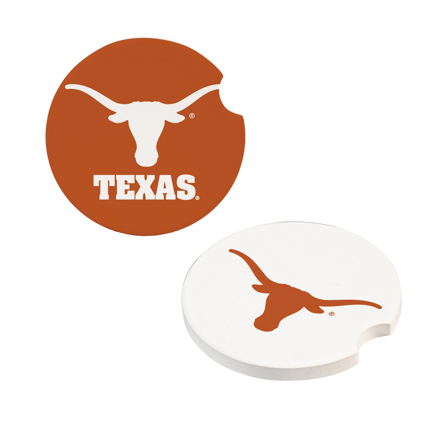 Texas Longhorns Car Coaster Set 2 Pack Periodic Restock