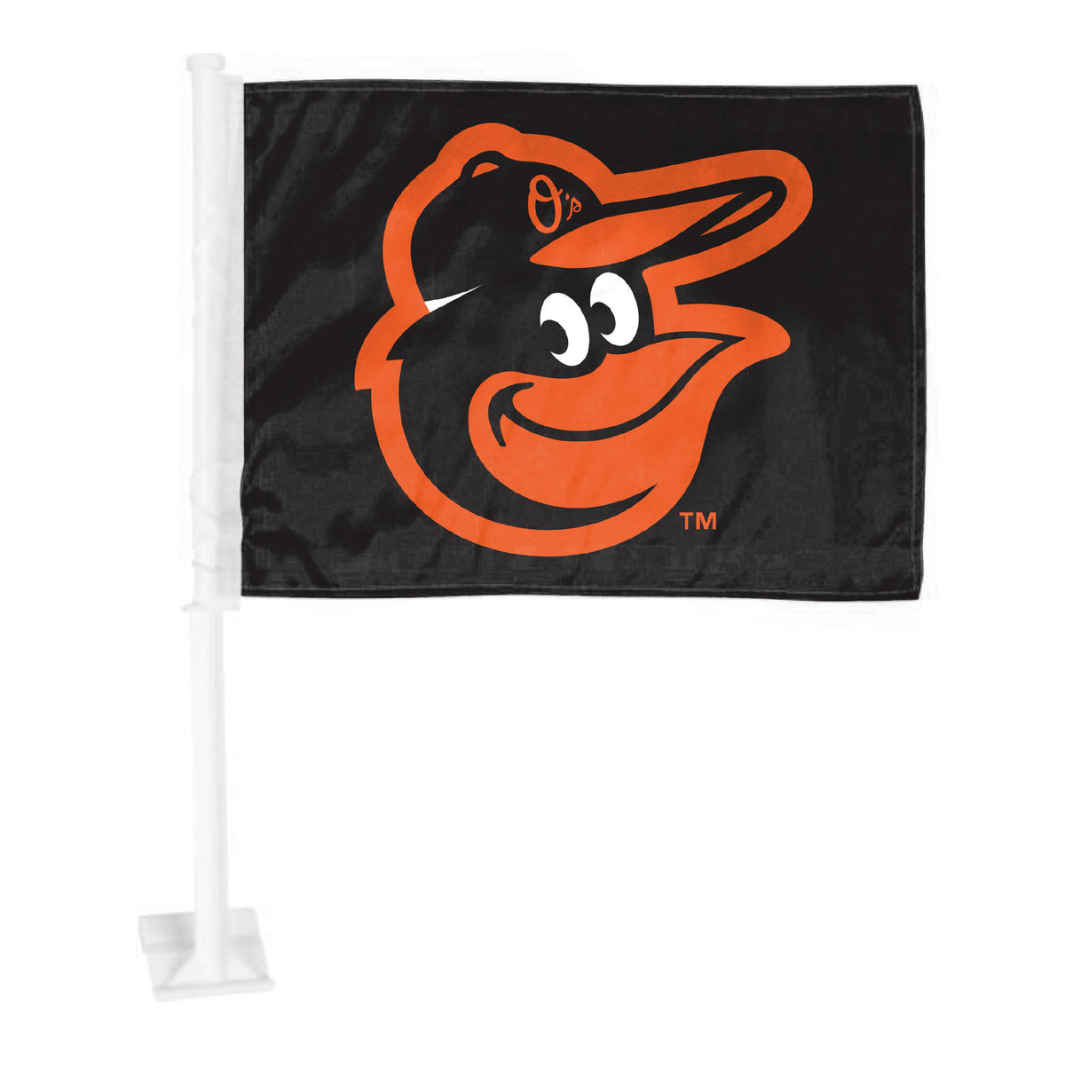 Baltimore Orioles Flag Car Primary Logo