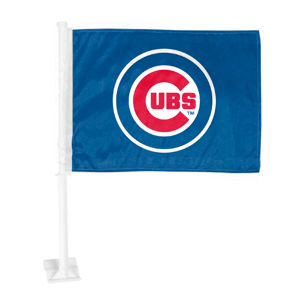 Chicago Cubs Flag Car Primary Logo