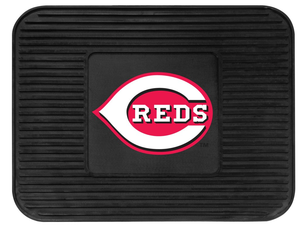 Cincinnati Reds Car Mat Heavy Duty Vinyl Rear Seat - Special Order