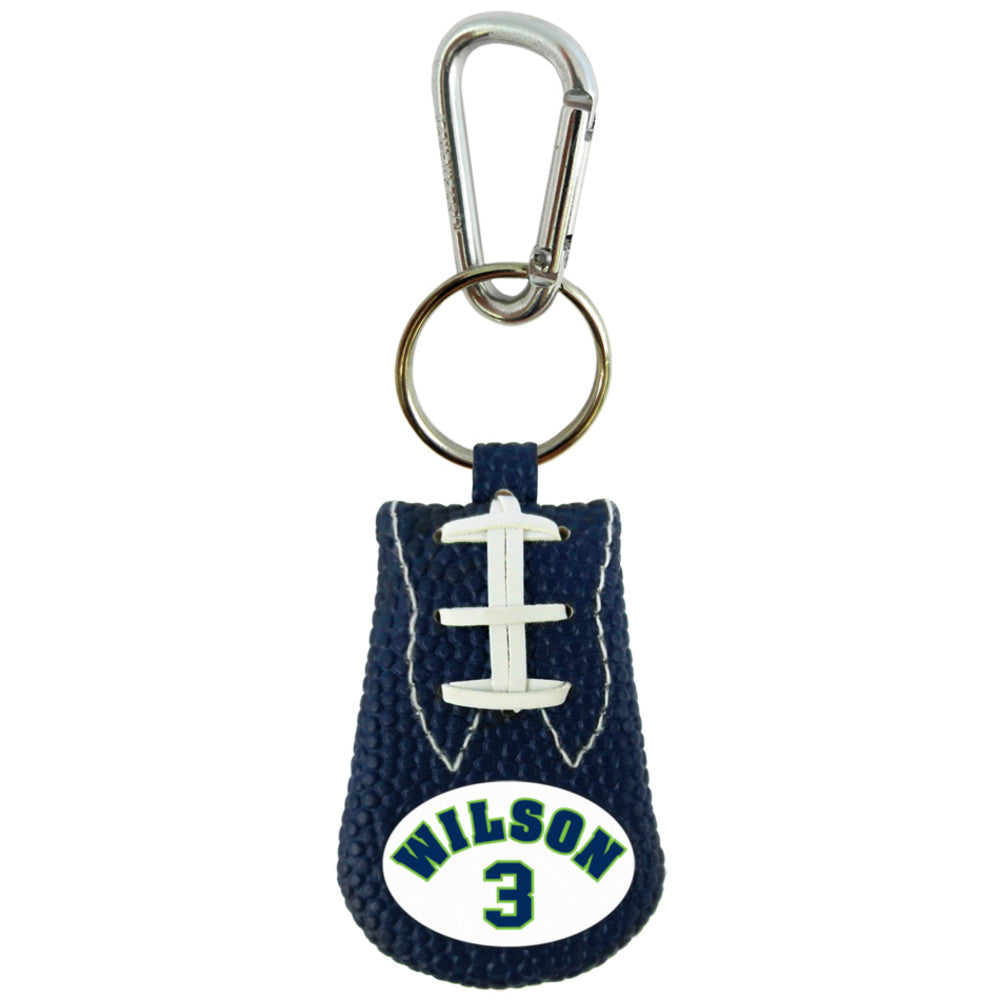 Seattle Seahawks Keychain Team Color Jersey Russell Wilson Design CO