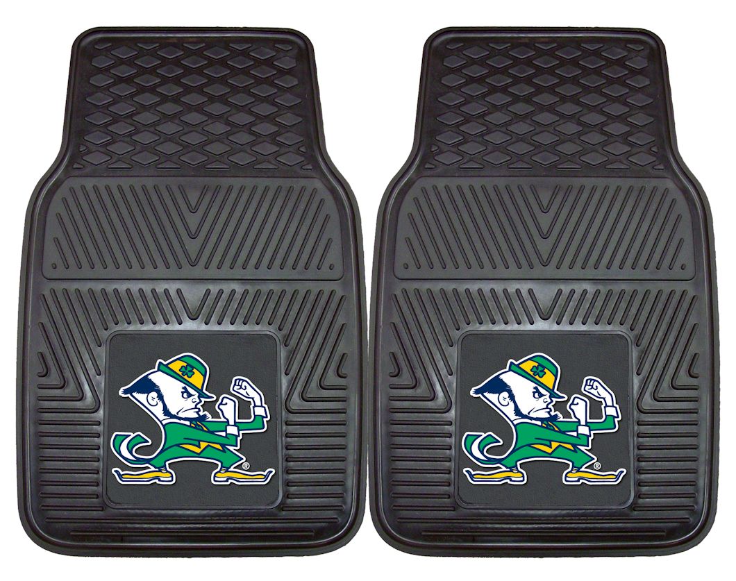 Notre Dame Fighting Irish Heavy Duty 2-Piece Vinyl Car Mats