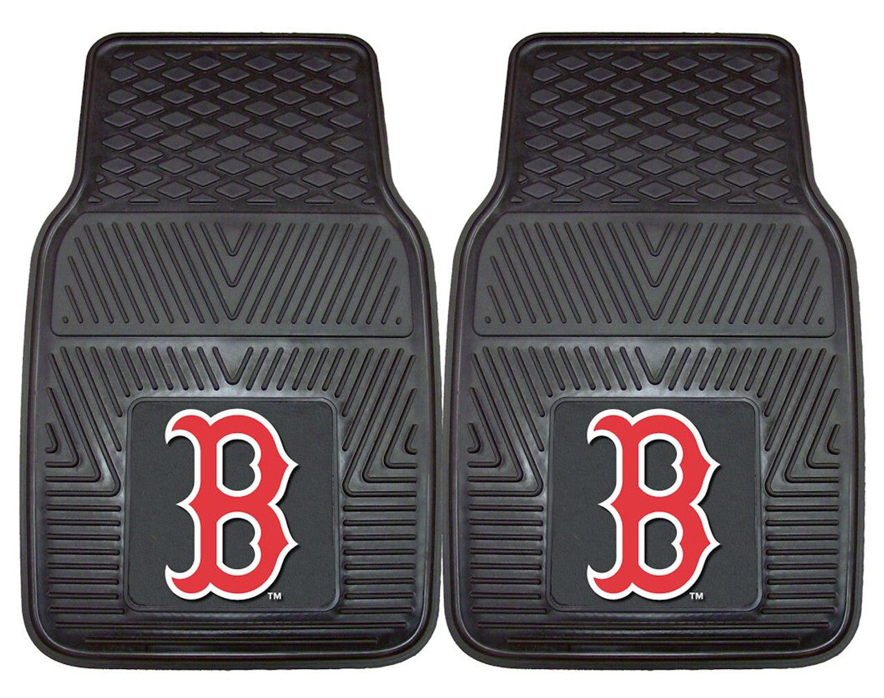 Boston Red Sox Heavy Duty 2-Piece Vinyl Car Mats