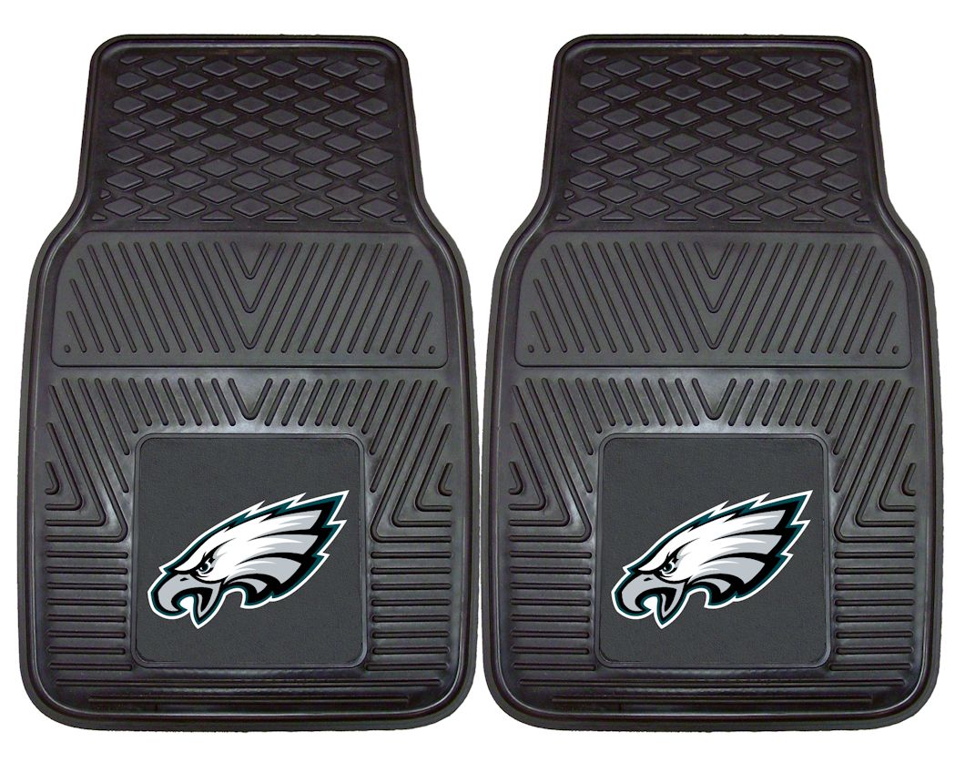 Philadelphia Eagles Car Mats Heavy Duty 2 Piece Vinyl