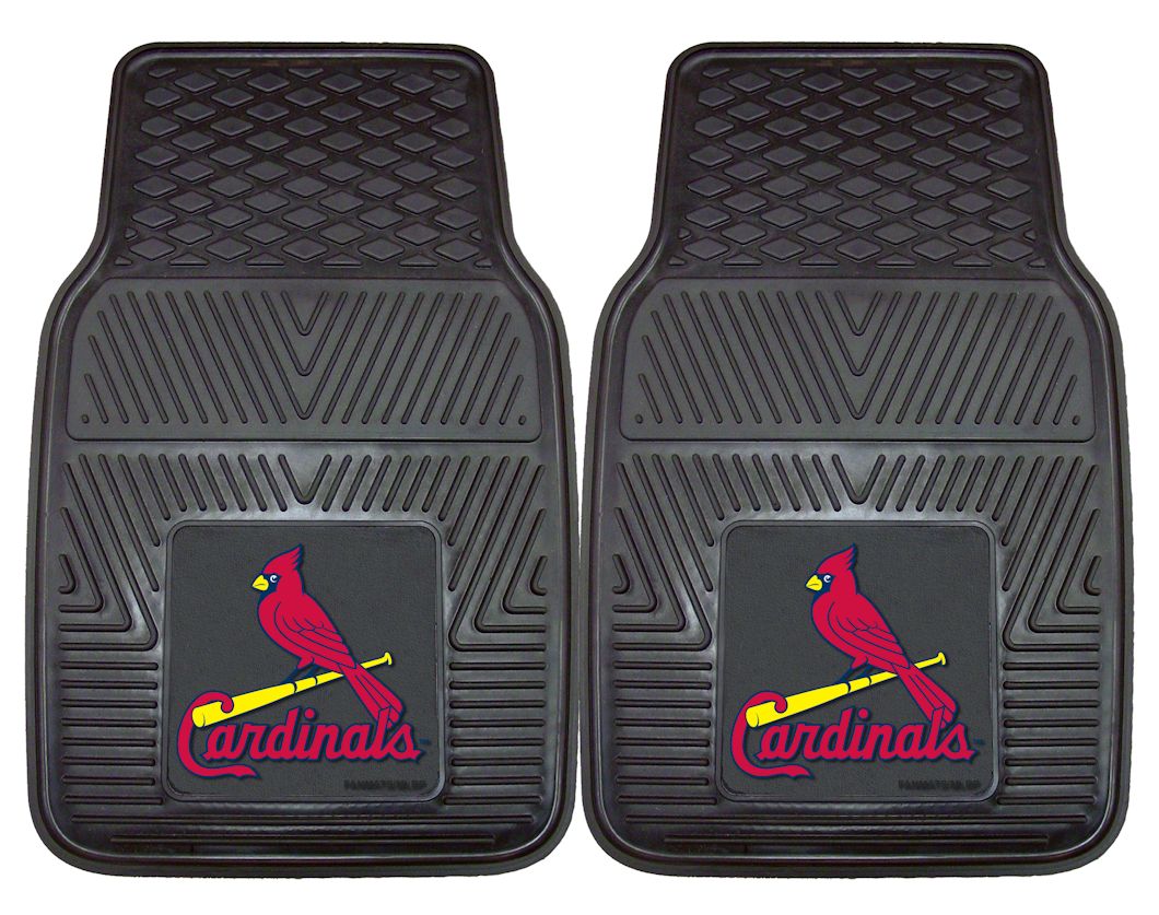 St. Louis Cardinals Heavy Duty 2-Piece Vinyl Car Mats