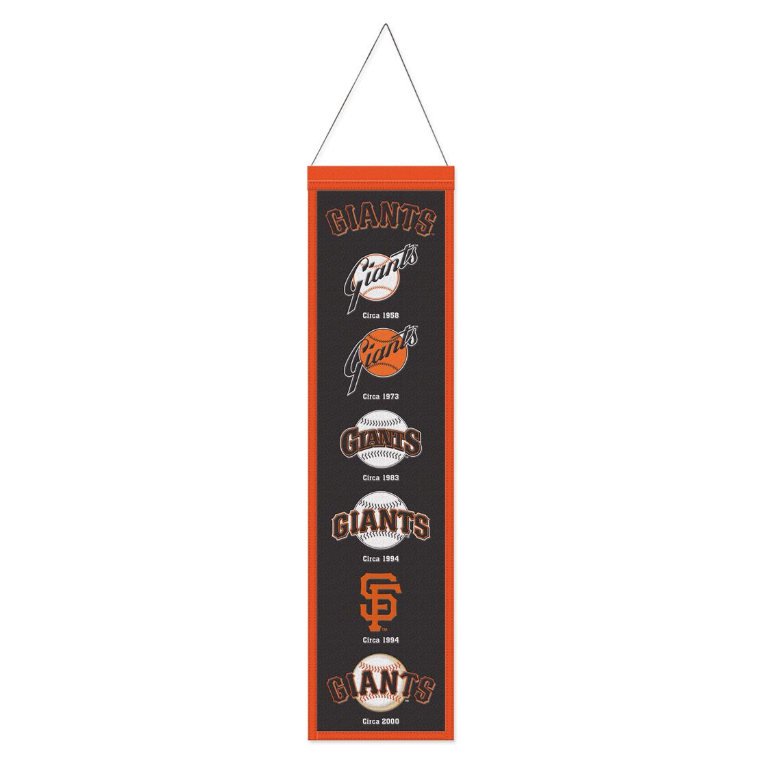 San Francisco Giants Banner Wool 8x32 Heritage Evolution Design - Special Order