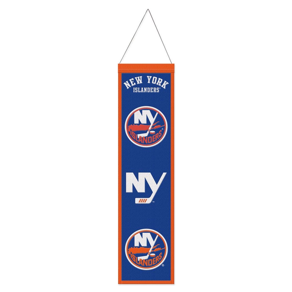 New York Islanders Banner Wool 8x32 Heritage Evolution Design - Special Order