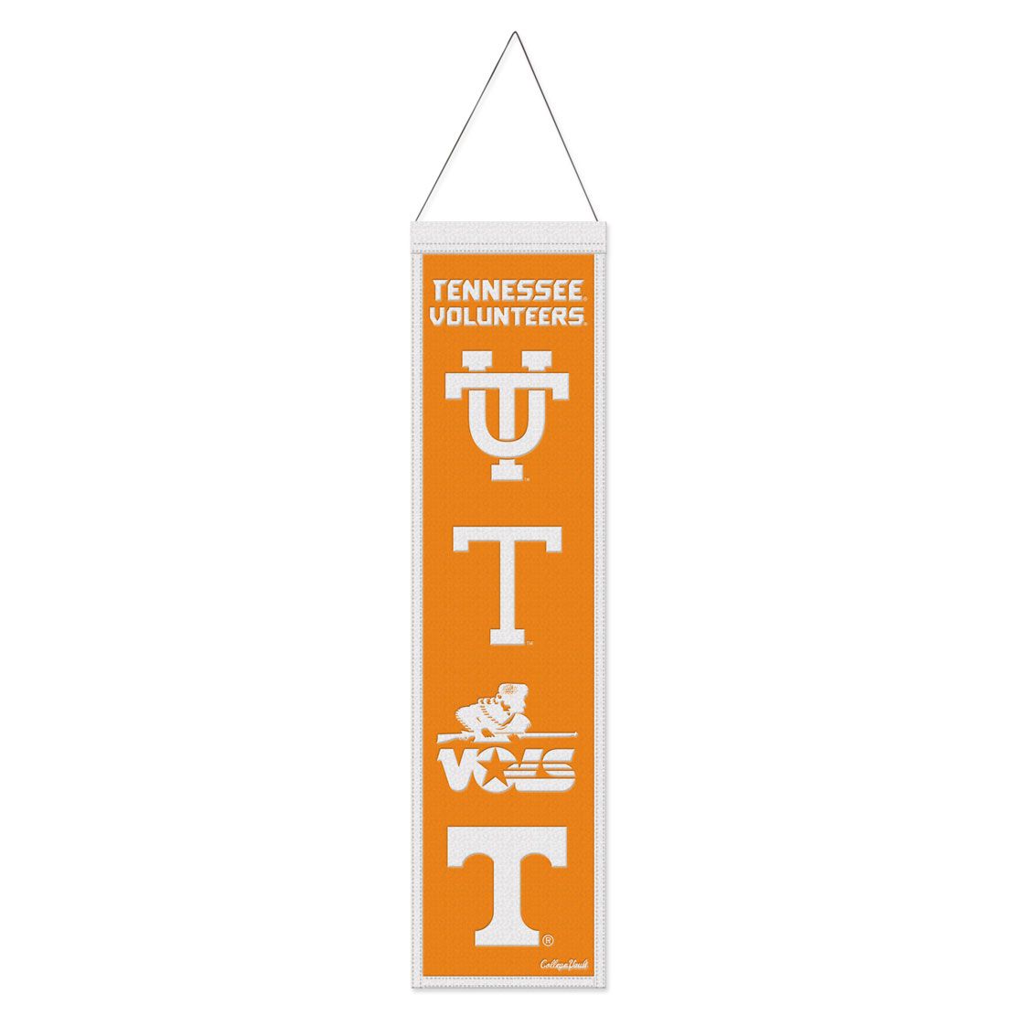 Tennessee Volunteers Banner Wool 8x32 Heritage Evolution Design - Special Order