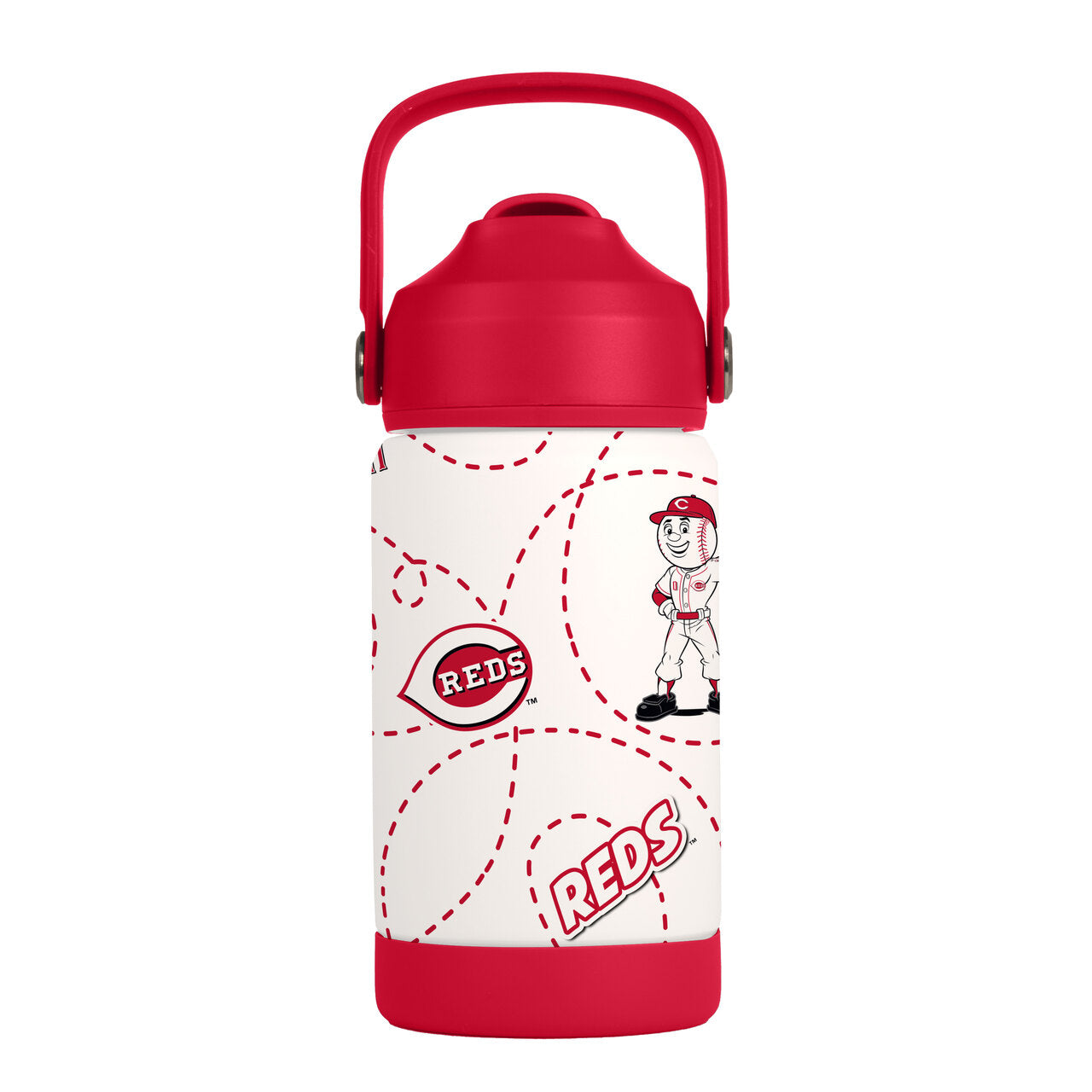 Cincinnati Reds Kids Bottle 12oz Stainless Steel Mascot