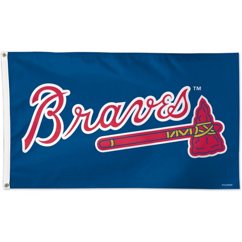 Atlanta Braves Flag 3x5 Deluxe Style Alternate Design - Special Order