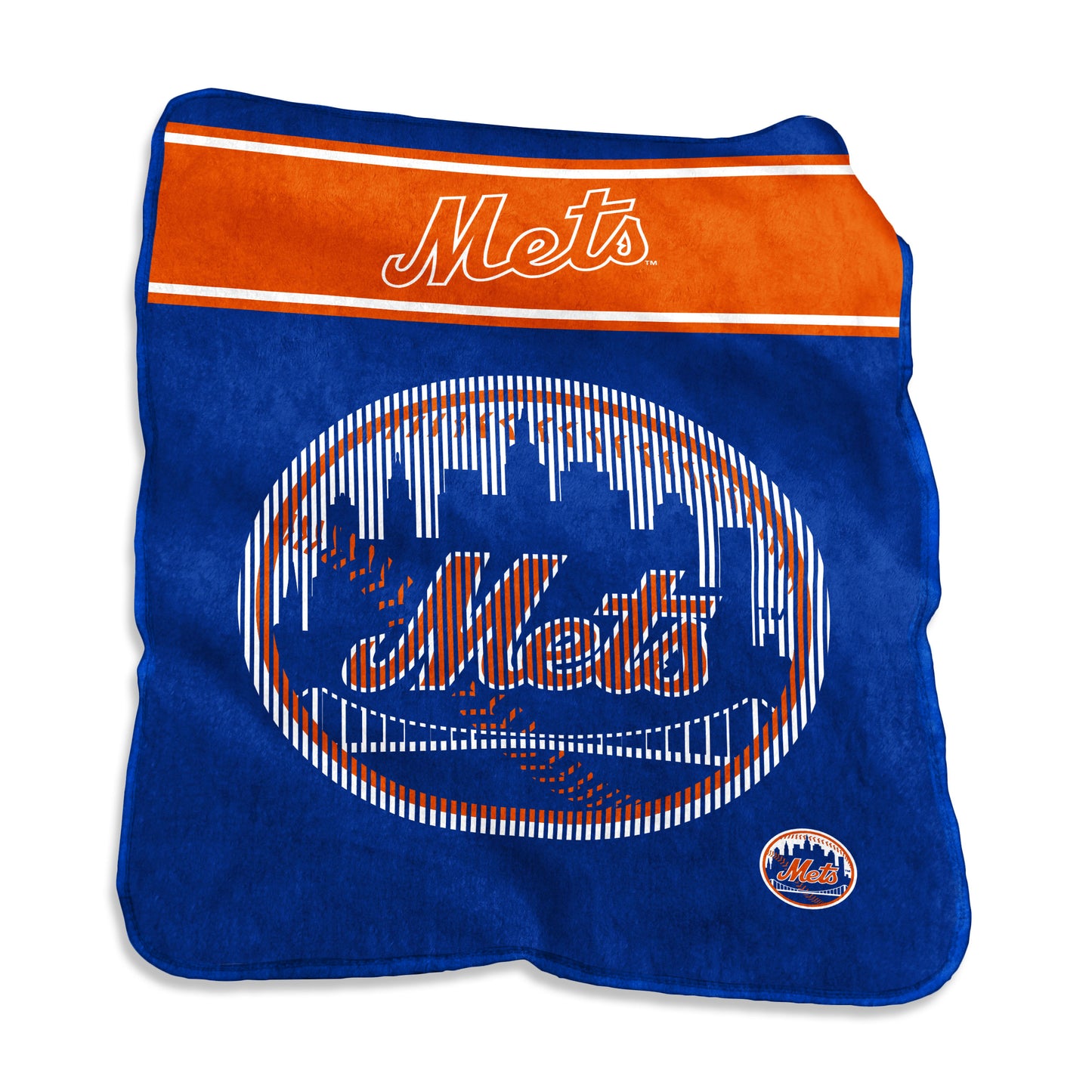 New York Mets Blanket 60x80 Raschel Throw