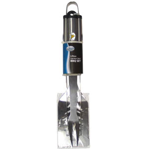 West Virginia Mountaineers Utensil Set Grilling BBQ Stainless Steel 3 Piece