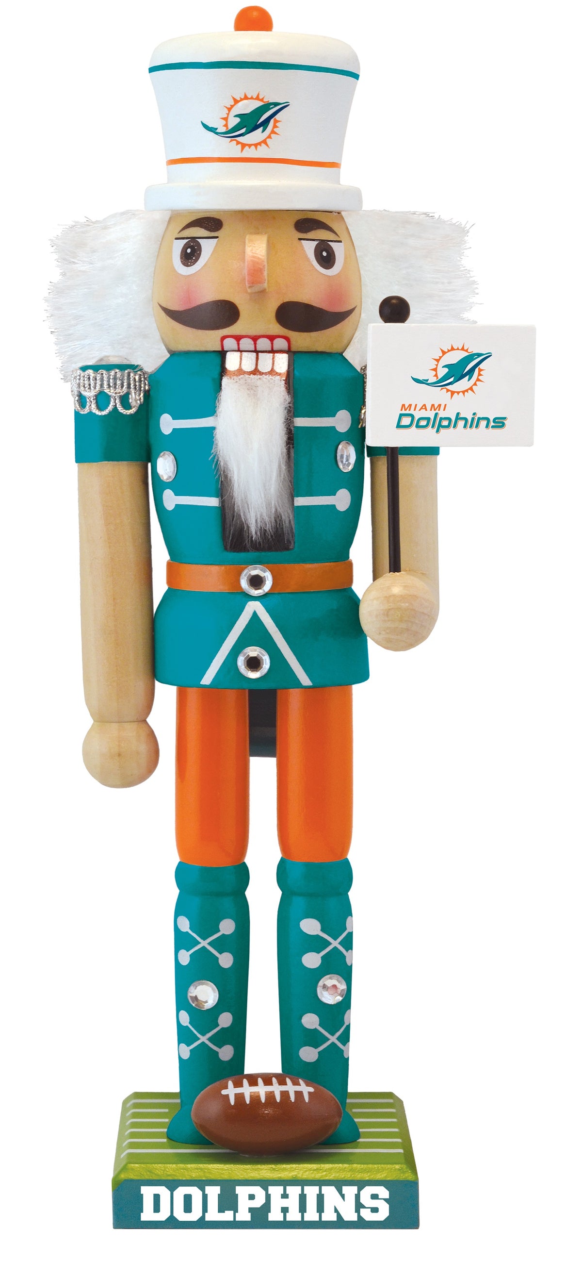 Miami Dolphins Nutcracker Periodic Restock